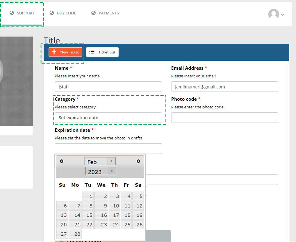 expiration-date-support how to set expiration date